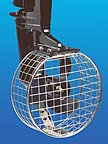 Full cage safety propeller guard for safety of swimmers.